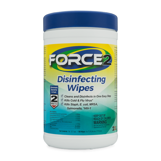 FORCE2® Disinfecting Wipes (180 count)